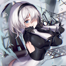 This is a pixiv picture whose title is Nier: Automata - 2B.