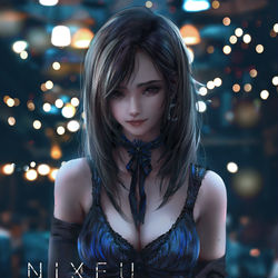 This is a pixiv picture whose title is T I F A.