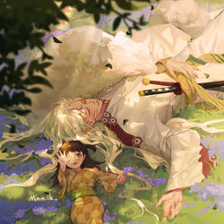 This is a pixiv picture whose title is 树荫.