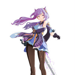 This is a pixiv picture whose title is Keqing.