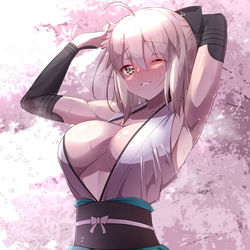 This is a pixiv picture whose title is 冲田総司.