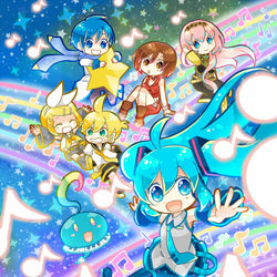 This is a pixiv picture whose title is 初音ミクぐらふぃコレクション なぞの音楽すい星.