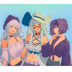This is a pixiv picture whose title is summer.