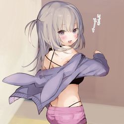 This is a pixiv picture whose title is 妹の私服に困ってる.