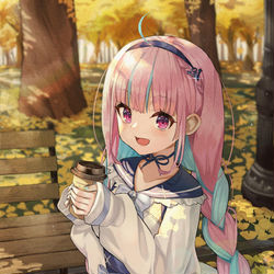 This is a pixiv picture whose title is あくあちゃんとお出かけ。.