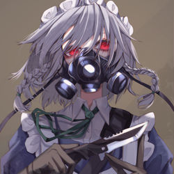 This is a pixiv picture whose title is 十六夜咲夜.