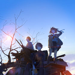 This is a pixiv picture whose title is さよなら世界の終わり.