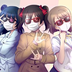 This is a pixiv picture whose title is Gremlin trio.