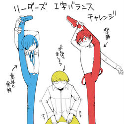 This is a pixiv picture whose title is リーダーズI字バランスチャレンジ.