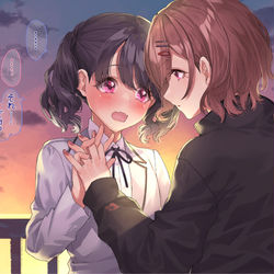 This is a pixiv picture whose title is まどこい.