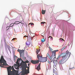 This is a pixiv picture whose title is 卍卍.