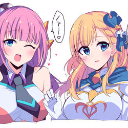 This is a pixiv picture whose title is 髪を伸ばしてみた（ほどいてみた）アーサーとオペコ.