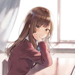 This is a pixiv picture whose title is またクラス一緒だね.