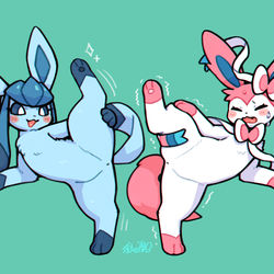 This is a pixiv picture whose title is 🎵❄️‼️🎀💦.