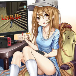 This is a pixiv picture whose title is 休日を楽しむ血小板ちゃん.