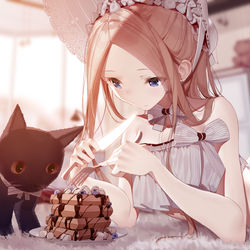 This is a pixiv picture whose title is 「食べちゃだめだよ？」.