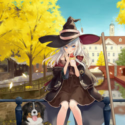 This is a pixiv picture whose title is 魔女の旅々１４.