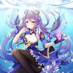 This is a pixiv picture whose title is 更新 刻晴~.