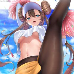 This is a pixiv picture whose title is 应援する.