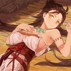 This is a pixiv picture whose title is 卑弥呼様.