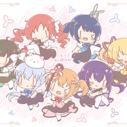 This is a pixiv picture whose title is ごちうさBLOOM!🌸.