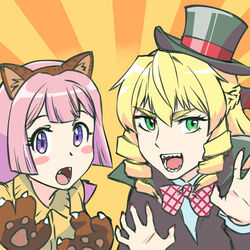 This is a pixiv picture whose title is わたくしたち怪物三人組よ.