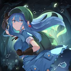 This is a pixiv picture whose title is ロングにとり.