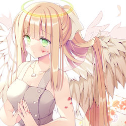 This is a pixiv picture whose title is 撲殺天使.