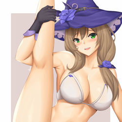 This is a pixiv picture whose title is リサ(原神).