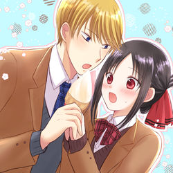 This is a pixiv picture whose title is かぐや様まとめ④(※キャプションにアンソロのお知らせ有り).