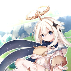 This is a pixiv picture whose title is 原神-十年后派蒙.