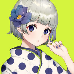 This is a pixiv picture whose title is ショートヘア。.