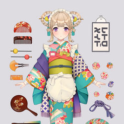 This is a pixiv picture whose title is レトロメイド。.