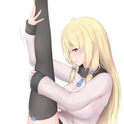 This is a pixiv picture whose title is 201004 一字腿鈴.
