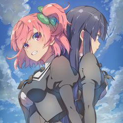 This is a pixiv picture whose title is アサルトリリィのふたり.