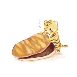 This is a pixiv picture whose title is とらやき.