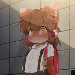 This is a pixiv picture whose title is 路地裏.