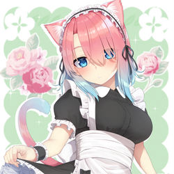 This is a pixiv picture whose title is メイドみるくちゃん.