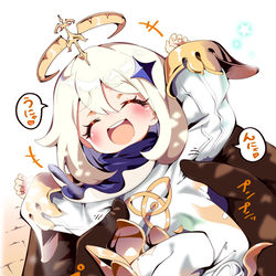 This is a pixiv picture whose title is なでなでパイモンちゃん♪.