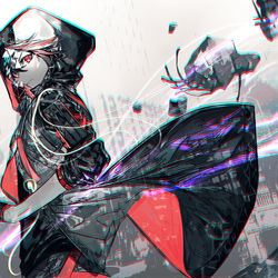 This is a pixiv picture whose title is SCARLET NEXUS.
