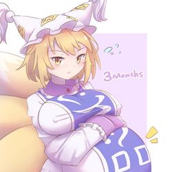 This is a pixiv picture whose title is 八雲藍.
