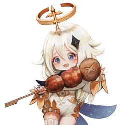 This is a pixiv picture whose title is Genshin Paimon.