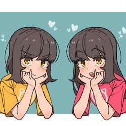 This is a pixiv picture whose title is 응애 누리 / 얀데레 수녀 등등.