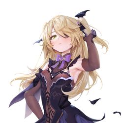 This is a pixiv picture whose title is Fischl.