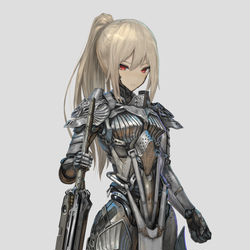 This is a pixiv picture whose title is 騎士.