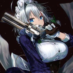 This is a pixiv picture whose title is Silver Bullet.