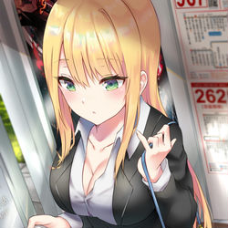 This is a pixiv picture whose title is 待つ.