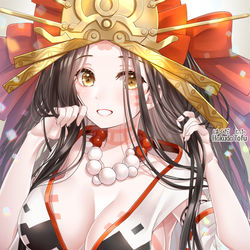 This is a pixiv picture whose title is 卑弥呼様.