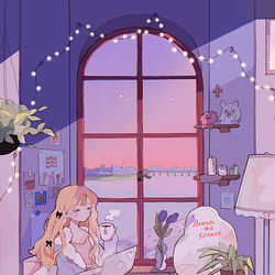 This is a pixiv picture whose title is forever.