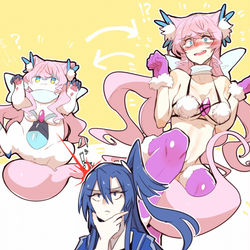This is a pixiv picture whose title is シンフォギア擬獣化落書き９.